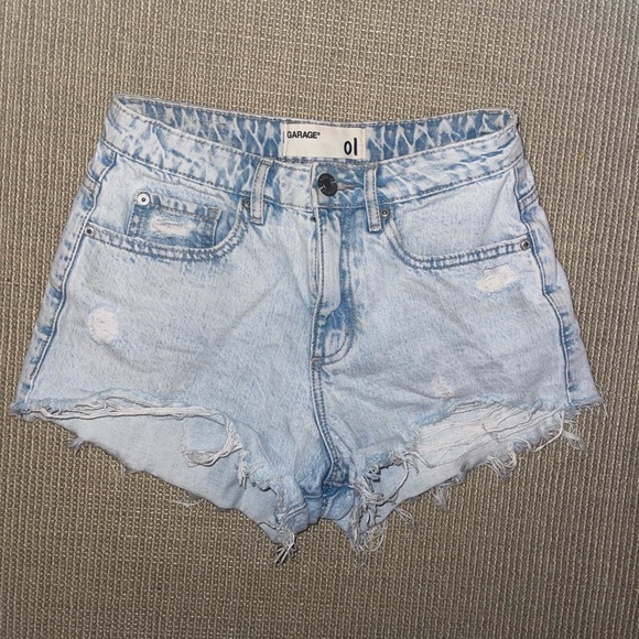 High waisted jean shorts - Picture 1 of 2